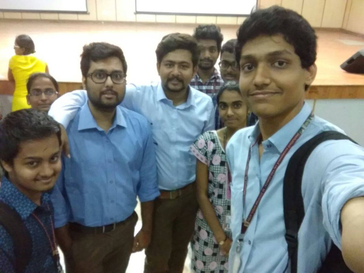 ashfaqnisar00's tweet photo. Successfully cleared all the rounds and waiting for #GrandFinale
Got an opportunity to meet all these inspirational people.
#FeelingAwesome
@RoyaleRajat
@ihackmania
#TSSMARTCITYHACKATHON
#HACKMANIA
#HACKERBAY
#HACKATHON https://t.co/JOZcbpJ6DP