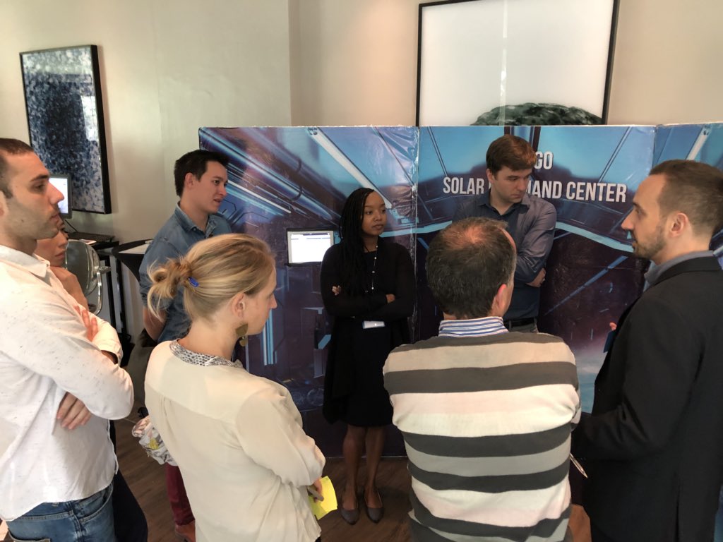 sushmitameka's tweet photo. Taking off with the #PAYGO solar command center #FIBRfuture #inclusivetech @FIBR_BFA https://t.co/lXnogYDgqn