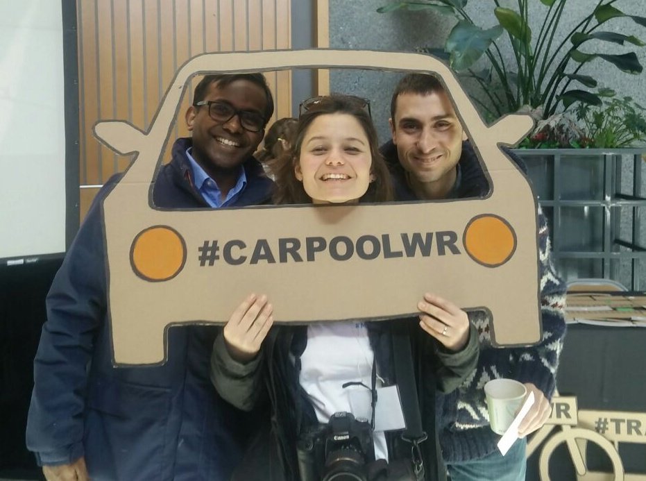 topcu_basak's tweet photo. Sustainable active transportation, carpool! Picture from our Flintstones times :) #Sustainableuwaterloo https://t.co/cExSVCQady