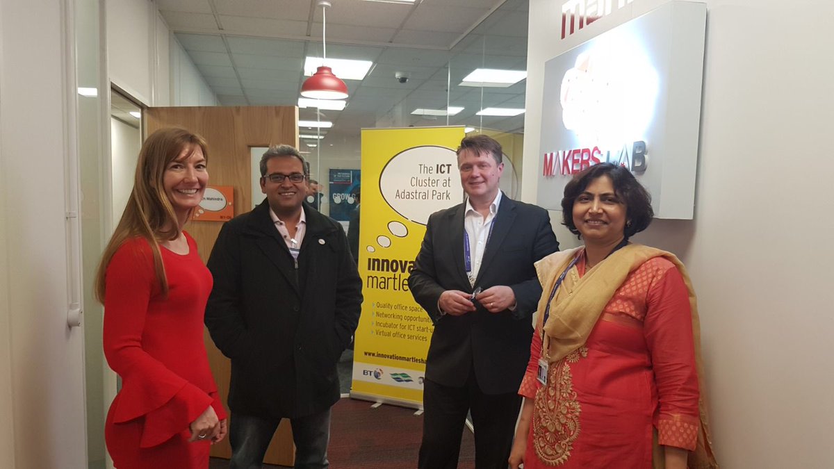 nickmalhotra's tweet photo. A new chapter. Makers lab officially opens up in Adastral Park #makerslab https://t.co/keKRRNF7TH