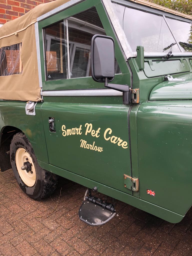 Great to see our recently sold Land Rover being put to good use.#petcare #smartpetcare #autostorico #best4x4 #LandRover #classic