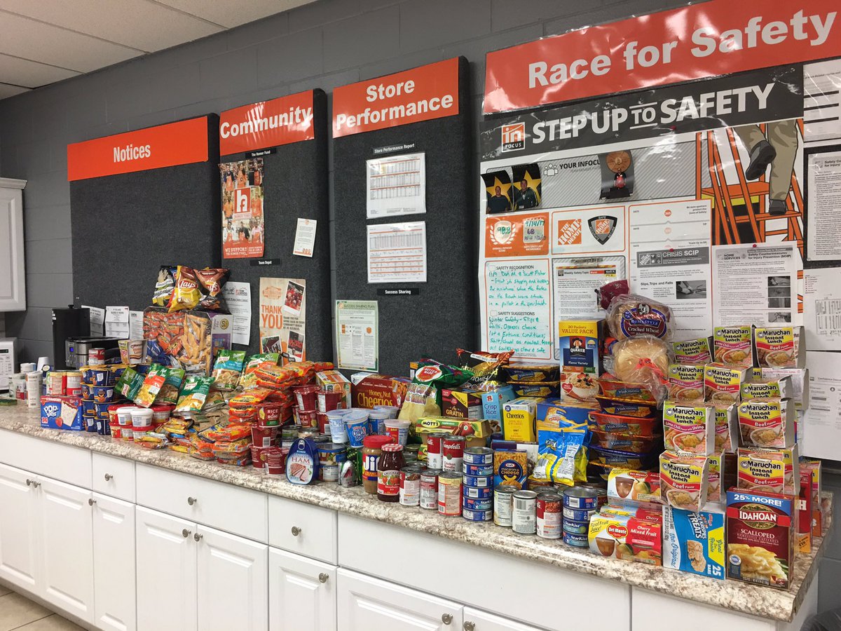 751 total items collected by our team for our Homer Pantry.  Awesome job.