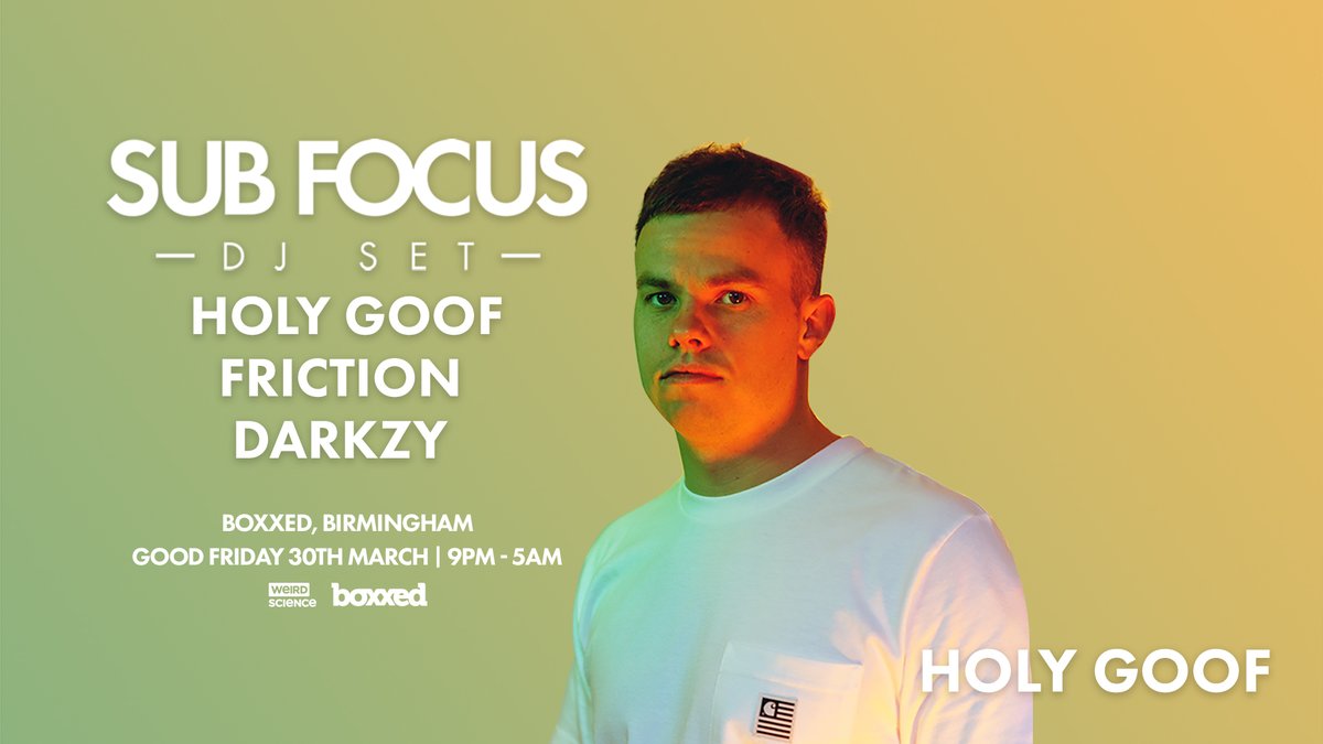 BoxxedDigbeth's tweet image. We're so excited for @HOLYGOOF_UK to bring pure fire to @BoxxedDigbeth on Good Friday. It's going to be a mad one 🔥🔥

Final Tickets -
skiddle.com/e/13096559