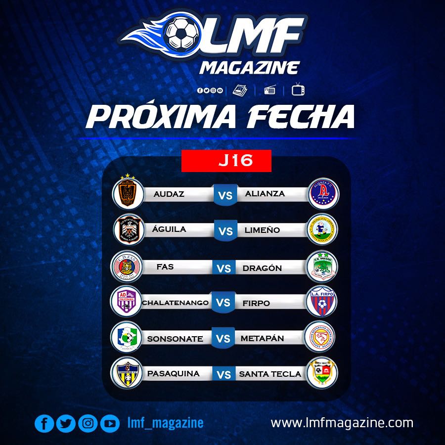 #Clausura2018 #PróximaFecha

Te compartimos los partidos de la siguiente jornada 16, la cual arranca el próximo miércoles!