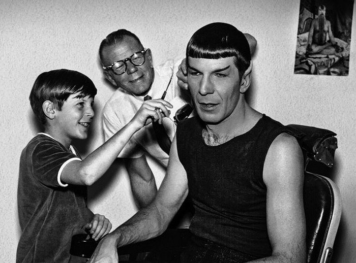 The L E G E N D A R Y haircut of Leonard Nimoy as \Spock\

Happy Birthday!!!

S T A R  T R E K 