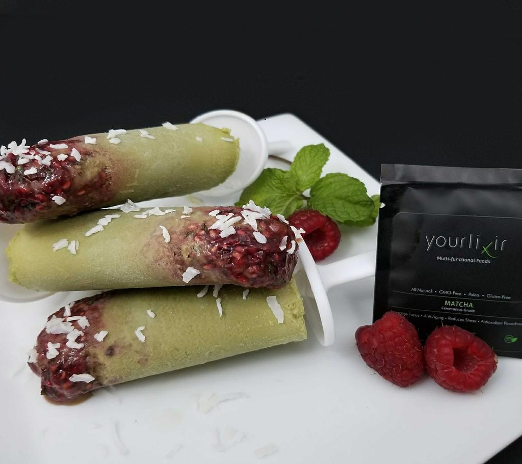 yourlixir's tweet photo. Ready for spring with these refreshing, energy-boosting raspberry matcha pops! Find the recipe on our blog by clicking the link in our bio.🌿 #healthyrecipes #yourlixir https://t.co/MH2q6gXjnO