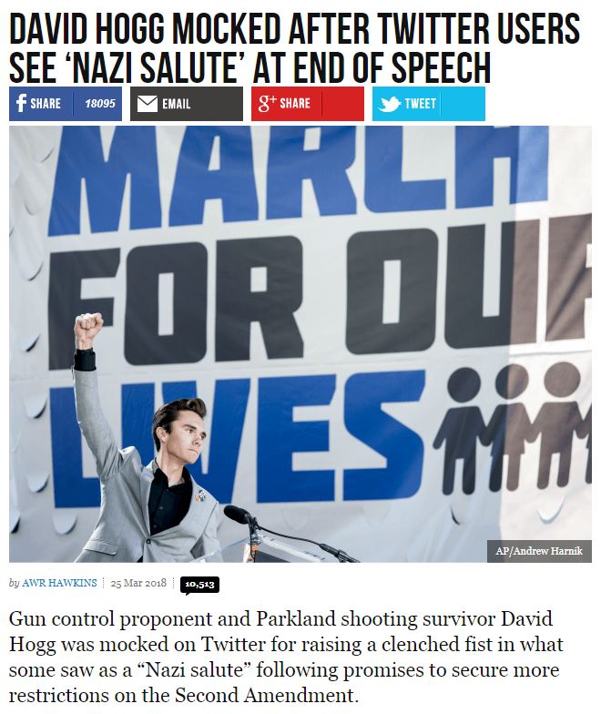 mmfa's tweet photo. Right-wing outlets push claims comparing Parkland survivor David Hogg to a Nazi: https://t.co/ujnHpyKgIN https://t.co/NoLcLLkYd4