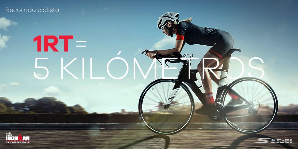 SkechersSpain's tweet photo. 2ª FASE: RECORRIDO CICLISTA 🚴🏻‍♀️
Tenemos que recorrer 180 km en bici para pasar a la última fase de este #IronManSKXTwitter  ¡QUEREMOS VUESTROS 36RTs porque tenemos un dorsal para @IMLanzarote para algun@ de vosotros! VAMOS! https://t.co/bNuiyBIAvm