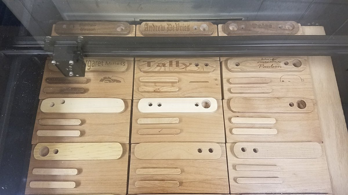 Device Holders! Laser engraving in process.

#6thGradeIT

<a href="/RogersMiddle/">Rogers Middle School</a>
