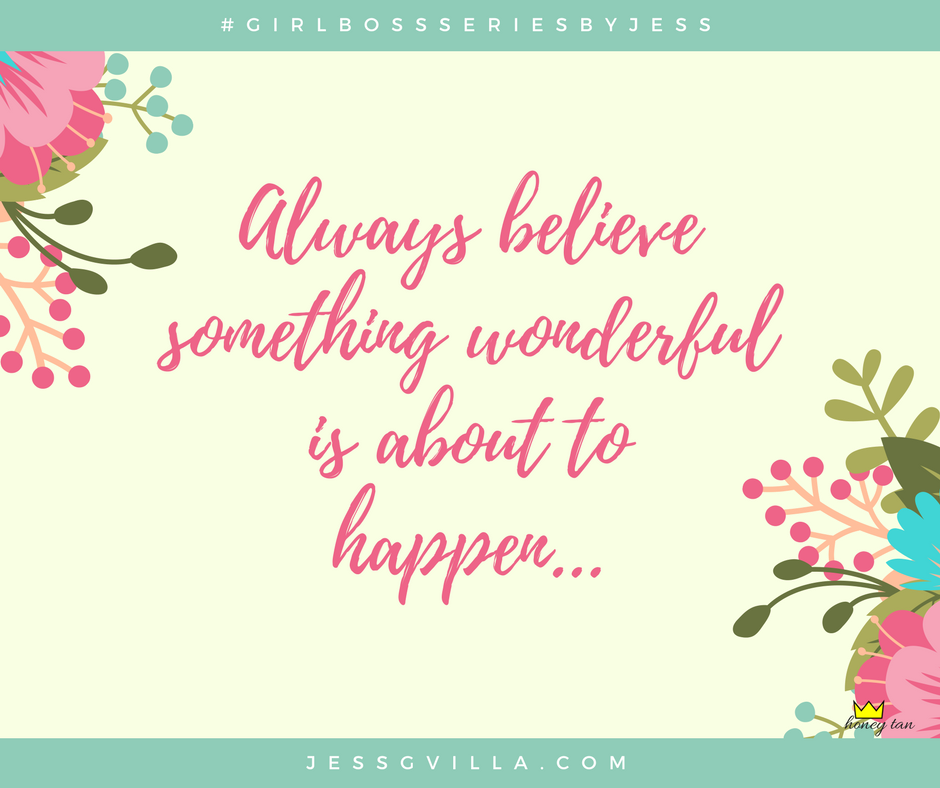 GirlBossByJess's tweet photo. Happy Monday! :) Train your mind to see the good in everything :) #GirlBossSeriesByJess #adulting #lifestyle #family #theminifox #motivationalmonday https://t.co/S6om5pAF98