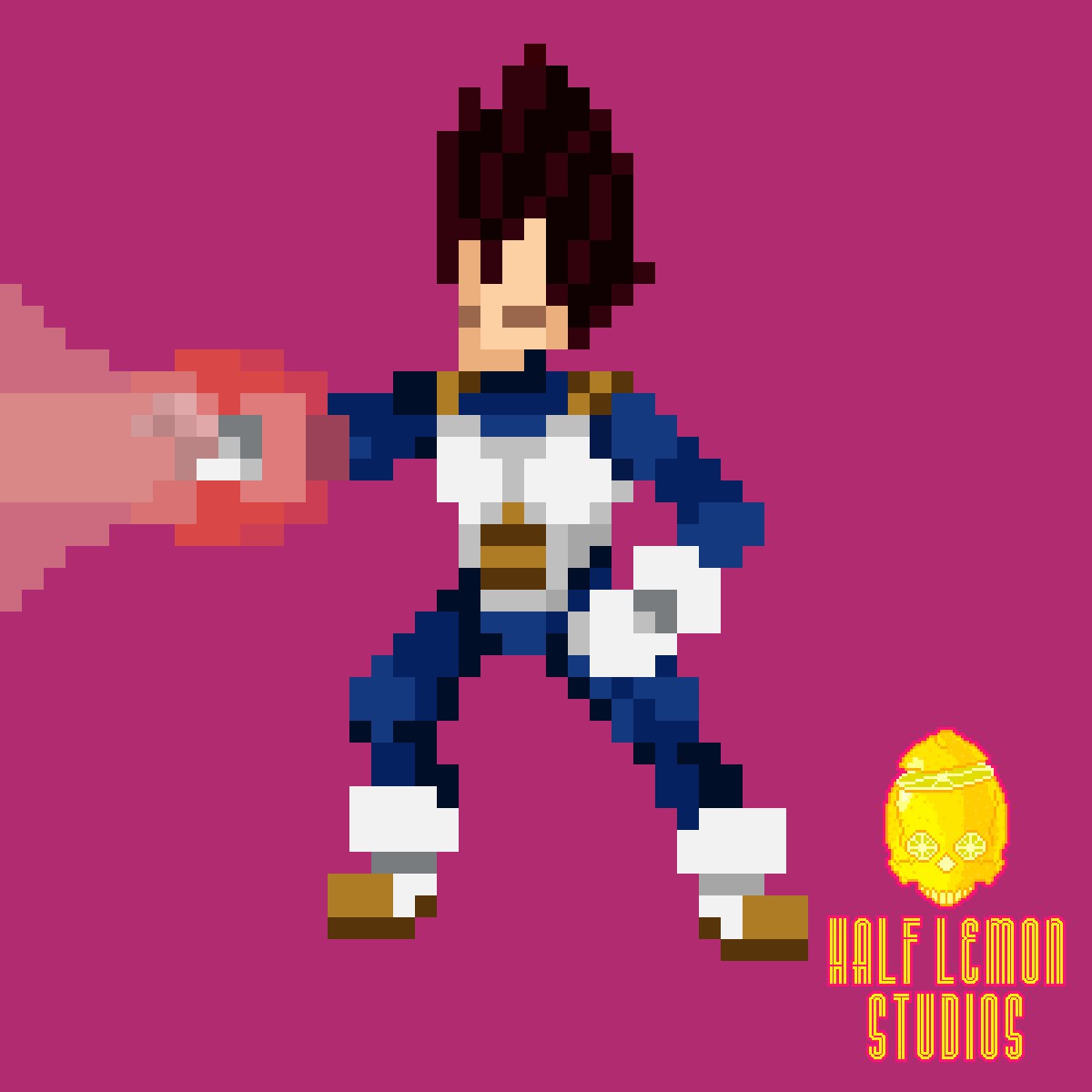 spookshowcinema's tweet photo. Even More DBZ Pixel Art. It's your Badman, Vegeta.

#pixelart #HalfLemon #DBZ #Vegeta #DBFZ #IndieGameDev https://t.co/m3nd2hHzbO