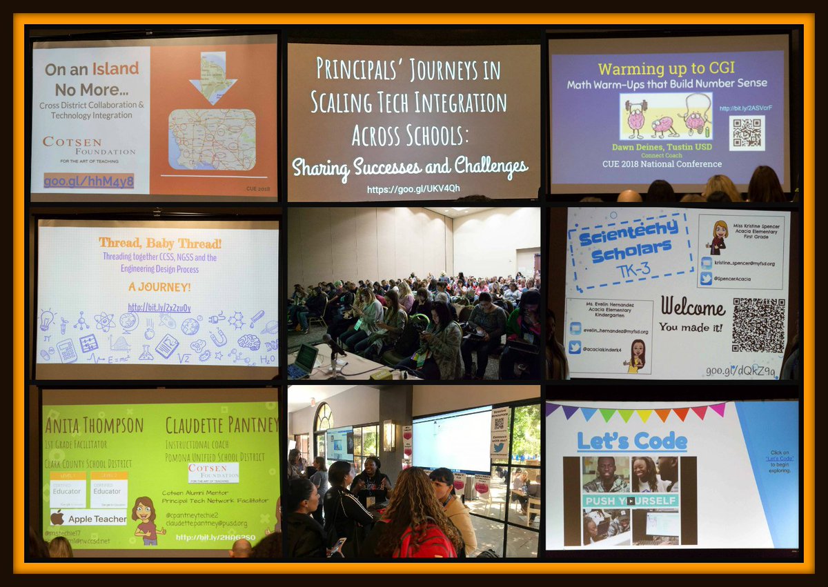How can a multi-district PLN make a difference? 
#CotsenCUE18
Thank you <a href="/CotsenAoT/">ART of TEACHING</a> for years of dedication to a shared vision and mission. Building on strengths, sharing best practices, &amp; learning together. 
Impact beyond districts at #CUE18: