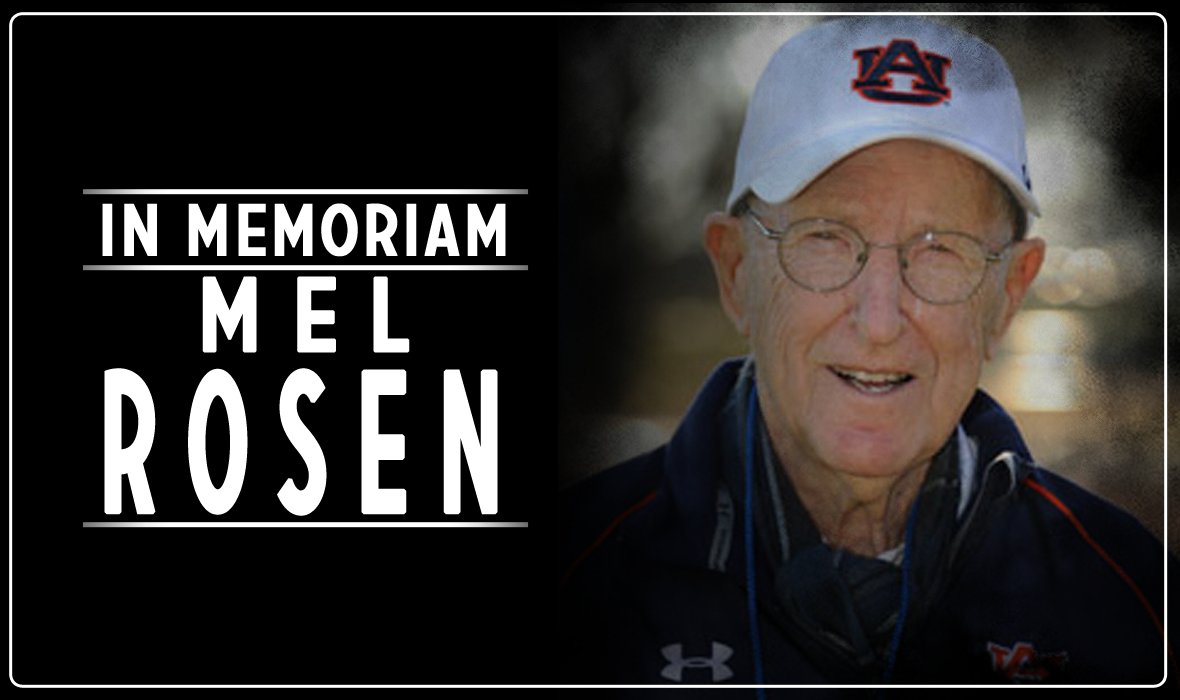 USTFCCCA's tweet image. The USTFCCCA mourns the passing of former @AuburnTFXC head coach Mel Rosen, who was inducted into our Hall of Fame in 2001.

MORE - bit.ly/2pGINPZ