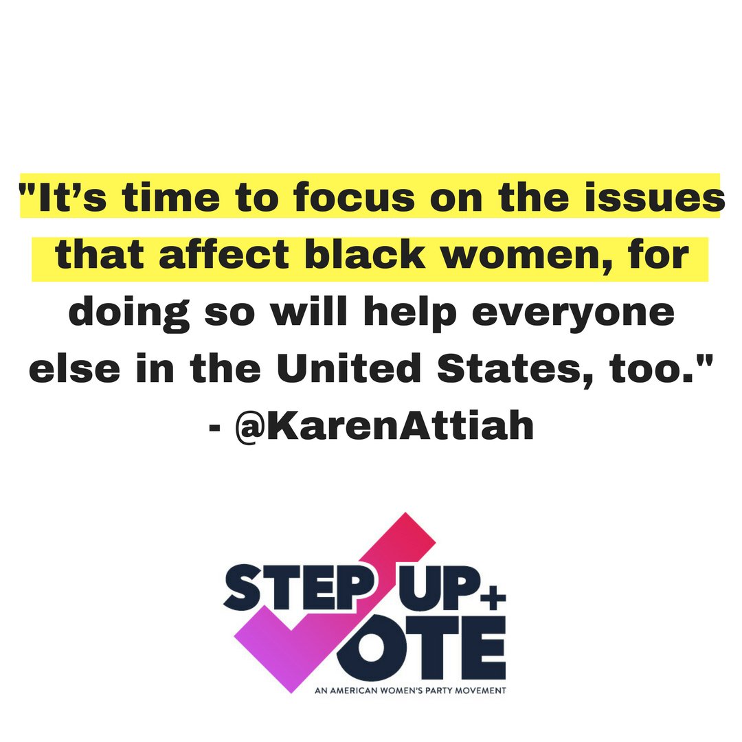 It's time to focus on the issues that affect black women for doing so will help everyone else in the United States too.