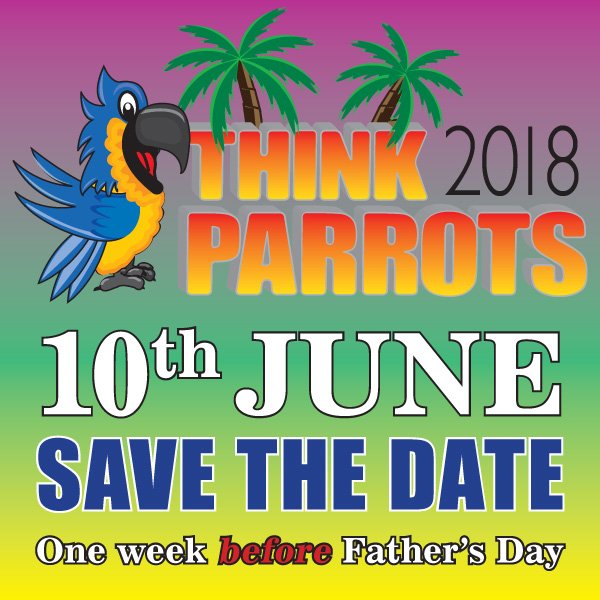 NorthernParrots's tweet photo. Keep the date free #thinkparrots 2018 is coming soon. https://t.co/FThZtxw14c