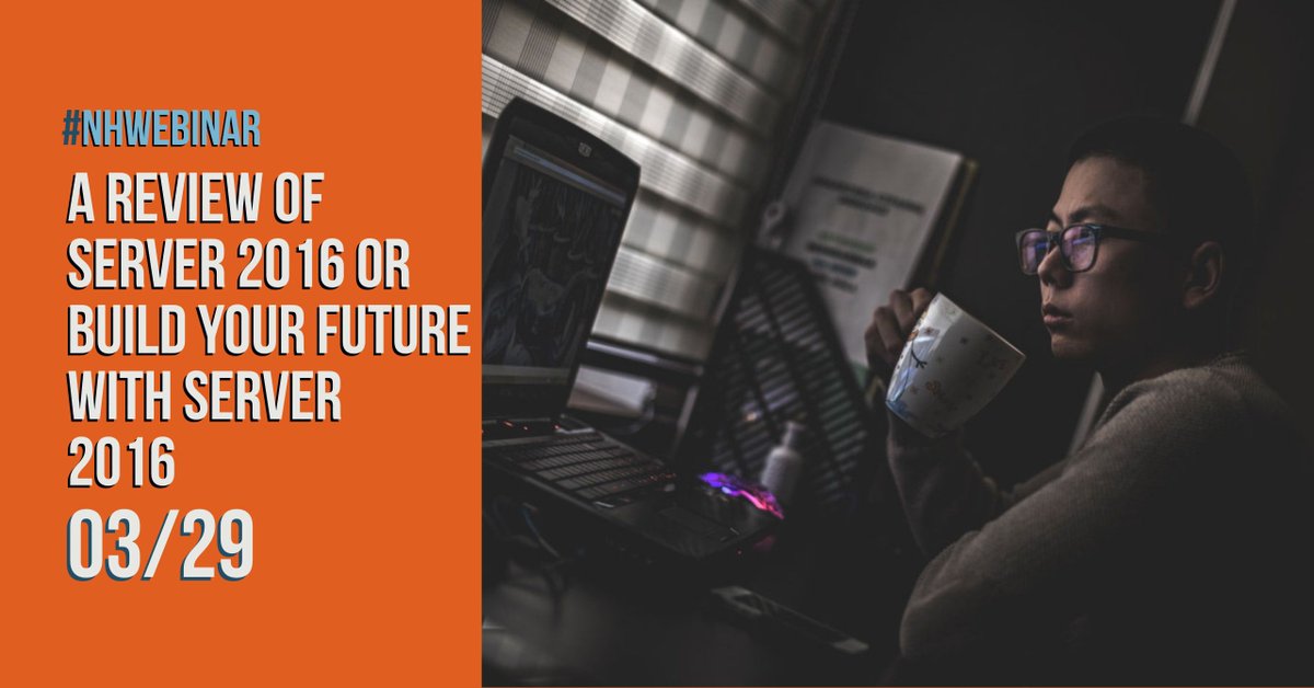Join us in finding out why Server 2016 is the next step in Digital Transformation. This #NHWebinar will preview features that make Server 2016 one of the largest operating systems in the world. Register Today! hubs.ly/H0bnhfT0