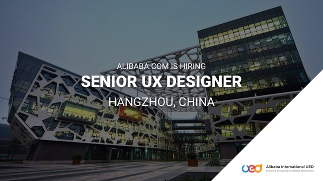 praty_pp's tweet image. [Job Opportunity]

I&apos;m looking for Sr. UX Designers for my team at Alibaba.com. Feel free to reach out to me directly or apply on LinkedIn. 

👉 goo.gl/jcLpyh  👈