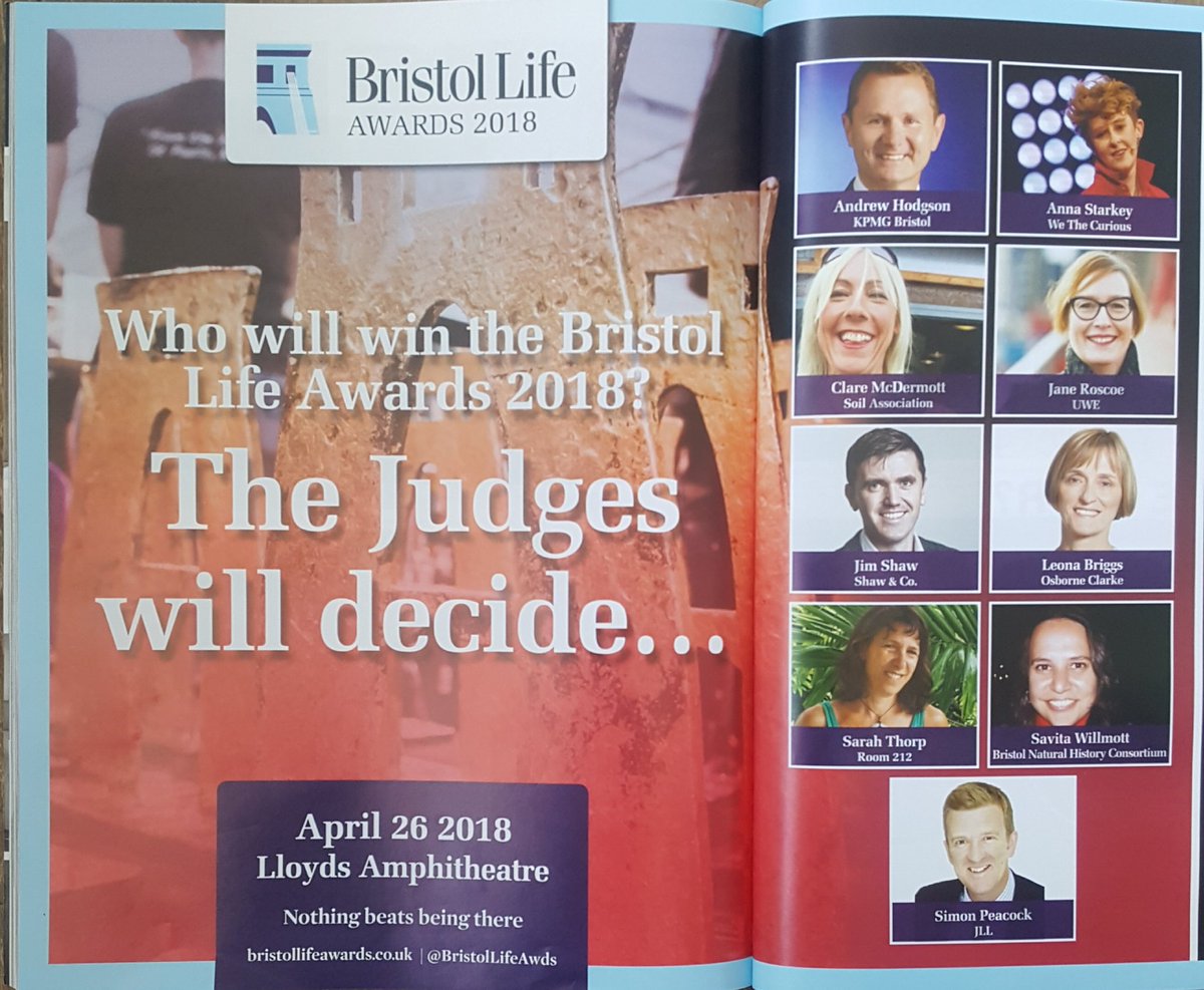 Our owner Sarah Thorp &amp; owner of <a href="/212strawhouse/">Sarah Thorp</a> is a judge for Bristol Life Awards 2018 <a href="/BristolLifeAwds/">Bristol Life Awards</a> <a href="/BristolLifeMag/">Bristol Life Mag</a>