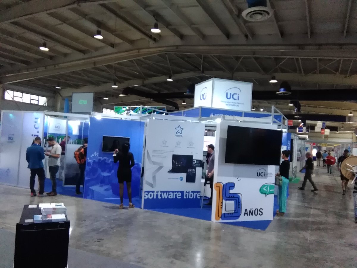 universidad_uci's tweet image. Recibió #StandUCI Mención en la categoría de stand modular en #Informática2018‼️vía @alicia_senra @rislaidy @nicado3