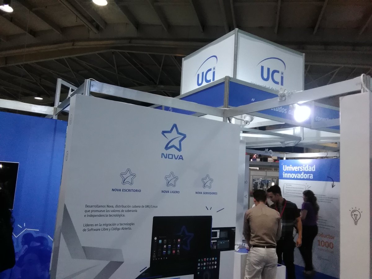 universidad_uci's tweet image. Recibió #StandUCI Mención en la categoría de stand modular en #Informática2018‼️vía @alicia_senra @rislaidy @nicado3