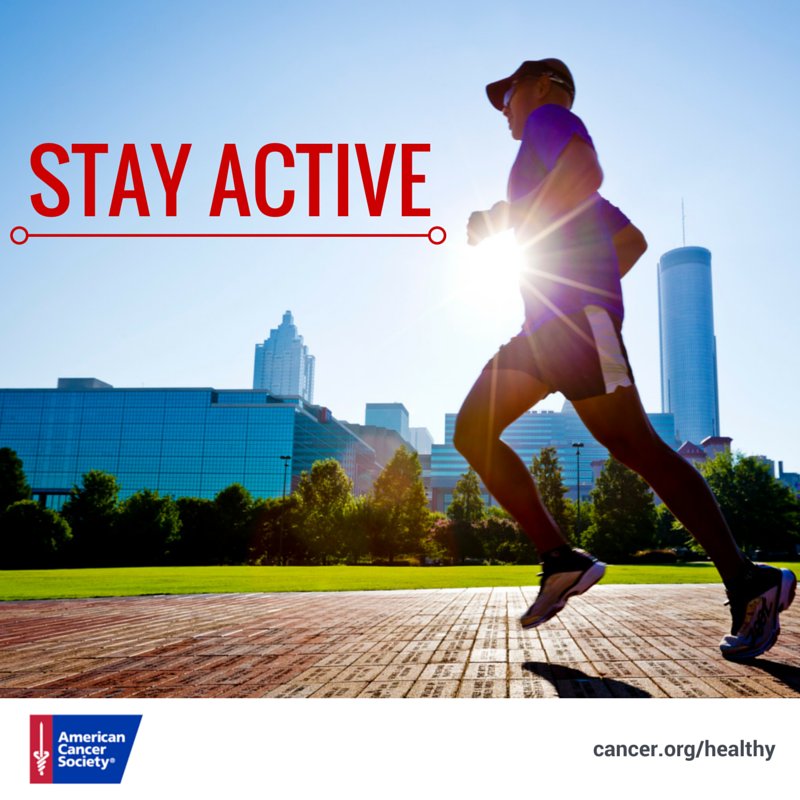 MSABC_Houston's tweet photo. MOTIVATION MONDAY! Maintaining a healthy lifestyle can reduce your risk of several cancer types, increase your energy, and improve your health.  Help lower the risk by staying active . Come join our walk &amp; celebrate with our survivors! Visit our website: https://t.co/hHDtn0MV5V . https://t.co/rpi7l2JB5S