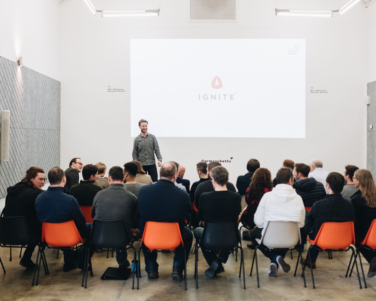 First ever Ignite NI Accelerator has launched with 10 startups joining us <a href="/ormeaubaths/">ormeaubaths</a> for next 9 months!
