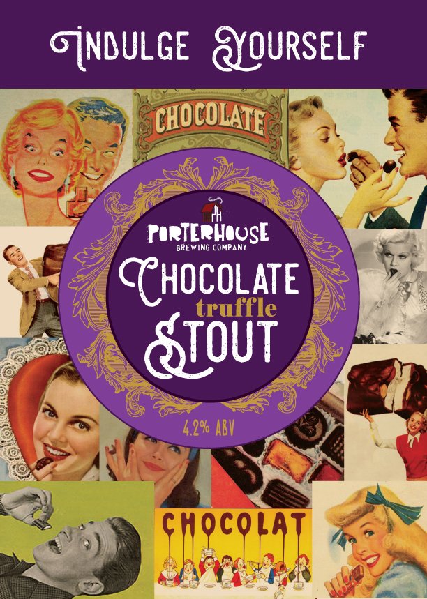 It's time to indulge yourself... Chocolate Truffle Stout is back 👀🍫 #ChocolateTruffleStout <a href="/phbrew/">Porterhouse Brew Co.</a> <a href="/GrandCruBeers/">Grand Cru Beers</a>