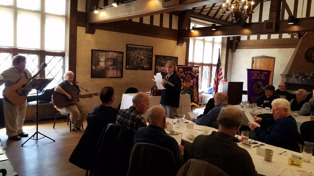 POTJHL's tweet photo. 3rd VP Bea and Bert Furman performing both originals and covers for today's program. https://t.co/lWRjIphJB8