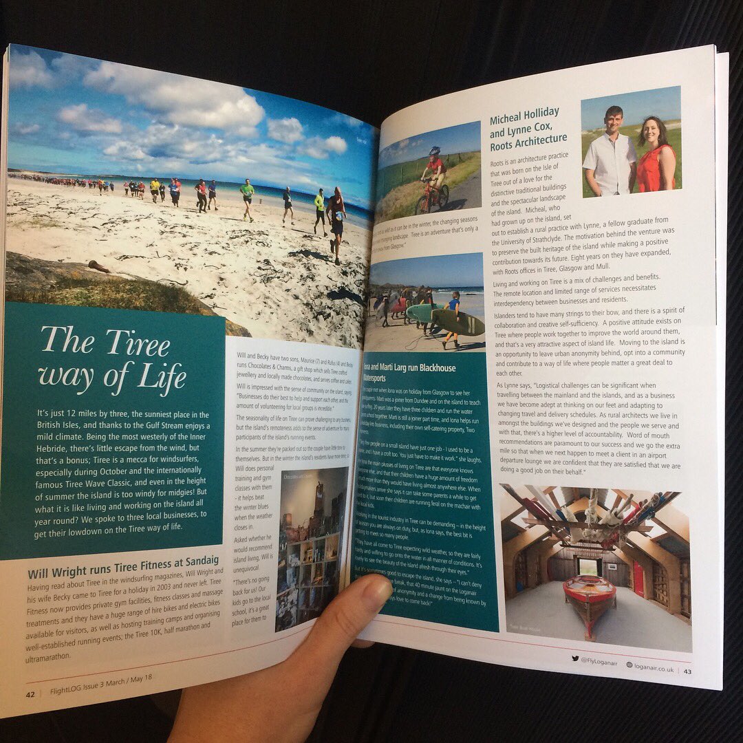 Roots Architecture (@roots_arch) on Twitter photo Ever wondered about ‘The Tiree way of Life’? Check out this article on your next <a href="/FlyLoganair/">Loganair</a> #flight it features island businesses <a href="/Roots_Arch/">Roots Architecture</a> <a href="/tireefitness/">Will Wright</a> <a href="/BlackhouseTiree/">Blackhouse Tiree</a> #islandlife #business #architects #tiree Ever wondered about ‘The Tiree way of Life’? Check out this article on your next <a href="/FlyLoganair/">Loganair</a> #flight it features island businesses <a href="/Roots_Arch/">Roots Architecture</a> <a href="/tireefitness/">Will Wright</a> <a href="/BlackhouseTiree/">Blackhouse Tiree</a> #islandlife #business #architects #tiree