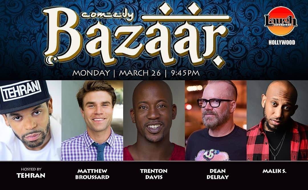 Trentoncomedy's tweet photo. HOLLYWOOD come out to the Laugh Factory TONIGHT!!
Great lineup, You won't want to miss!!
@laughfactoryhw #comedybazaar #hollywood #comedy #standupcomedy #comedians #losangeles #standupcomedian #blackcomedy #lanightlife #10000hours #escapethecubicle #TagsForLikes #like4like https://t.co/S5qMgHRlkc