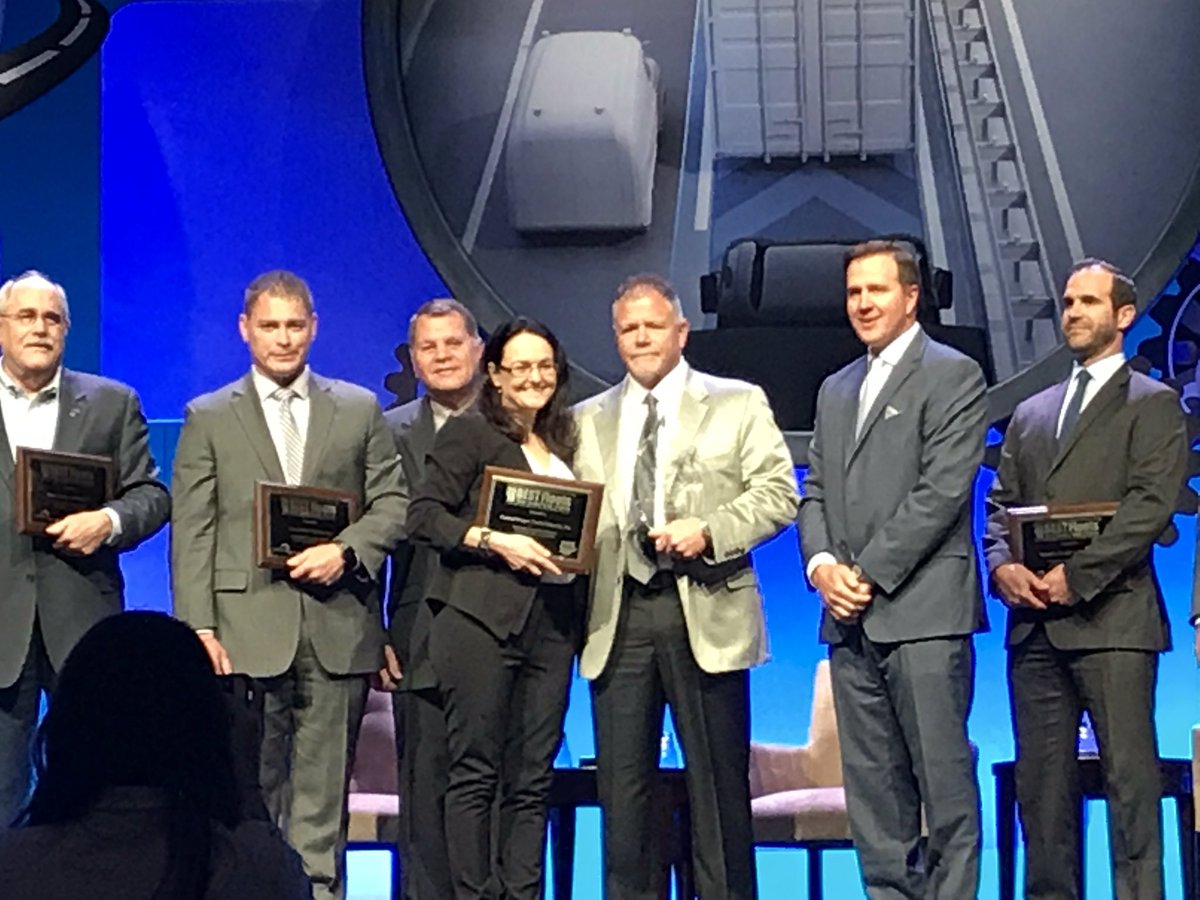 Congrats to <a href="/CentralORTruck/">Central Oregon Truck</a> for winning the best overall fleet to drive for in the small fleet category! #TCA2018