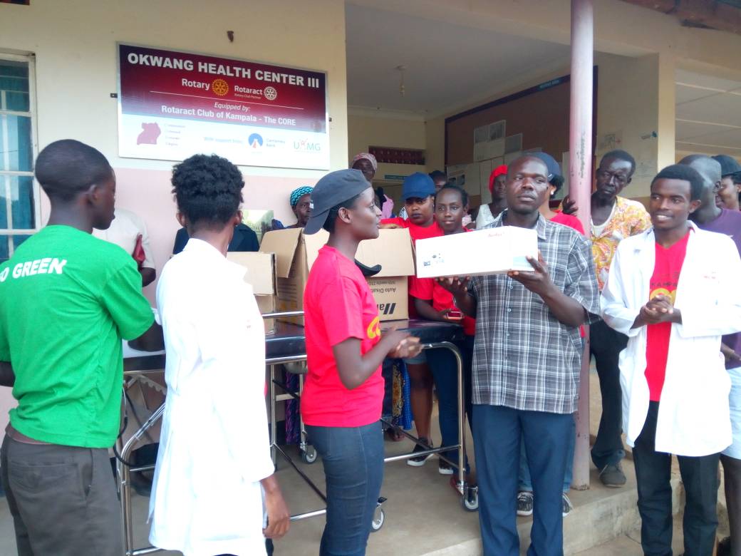 rotaractnateete's tweet photo. @RctCore @RctKampalaSouth @rctkwest @KakubaJude Also @kkennyrand and @AngelKisekka visited #Otuke with @RctCore where they supported the #safemother campaign that the club holds.  
They donated blood too! https://t.co/Q4MoybQoUQ