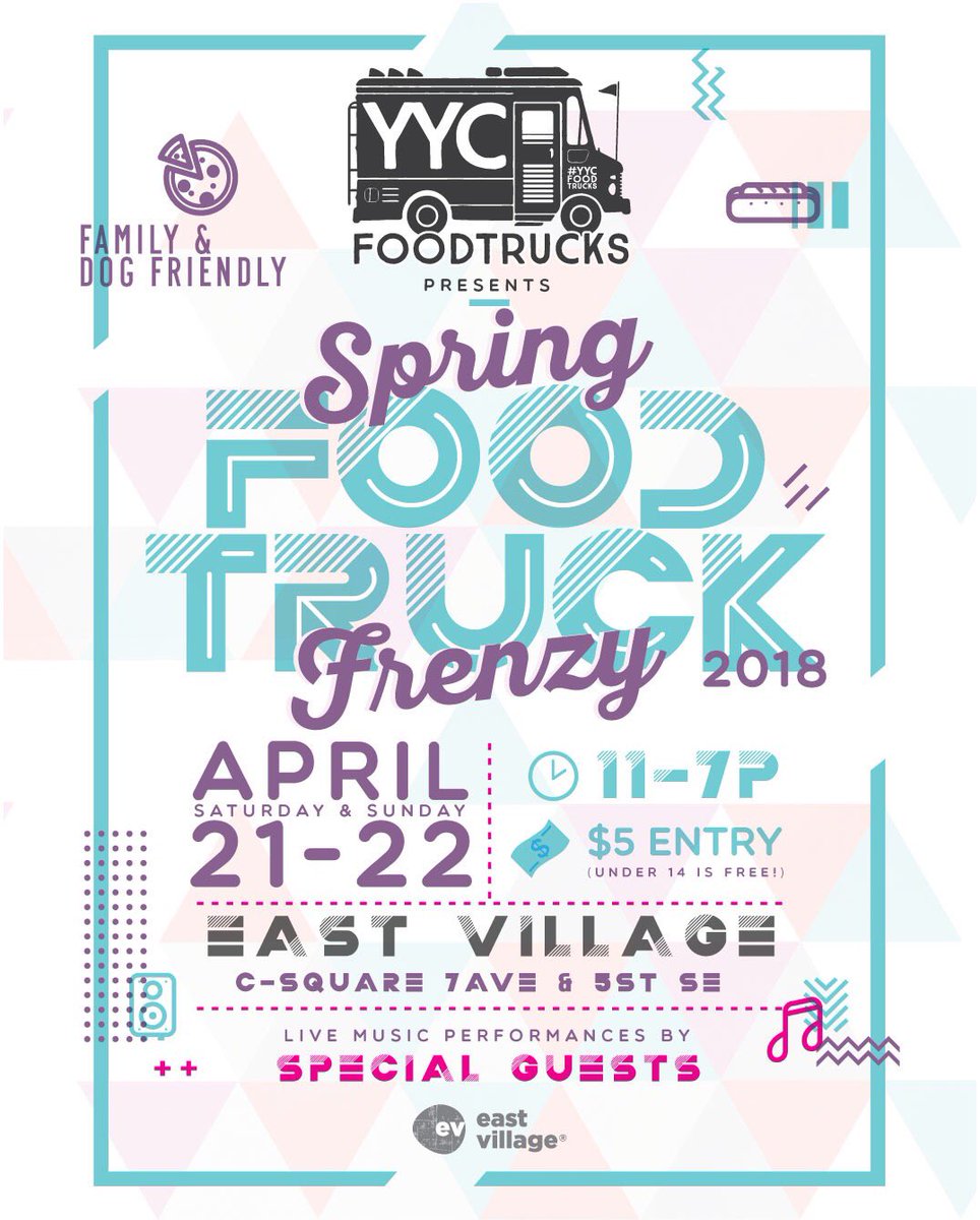 yycfoodtrucks's tweet photo. They're baaaaack Calgary! Our beloved YYCFoodTrucks are fresh out of their winter slumber and awakening from hibernation for another fantastic summer of great food and great events! https://t.co/uogVAUVuUt