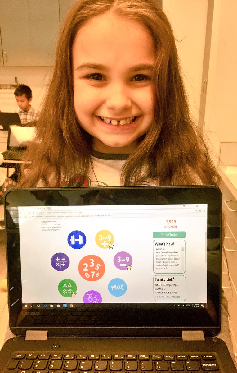 Mrs_Kling_Tech's tweet photo. I am going to beat the whole K2 World because Mrs Kling said that a Kindergartener can beat the K2 world. #obsessed #determined #girlpower #GoalSetter @SASD_Vernfield @FirstInMath @usedgov @PADeptofEd @edutopia https://t.co/PXTmA7SXhD
