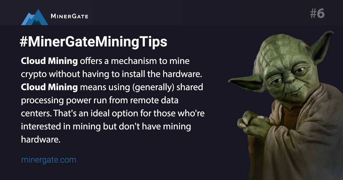 MinerGate's tweet image. Useful tip #6 for #mining! Please share! #MinerGateMiningTips #MiningTips #Tips #UsefulTips #Cryprocurrency #MiningPool #Security #SecurityTips #MiningPool #Yoda #StarWars #GPU #GPUmining #ASIC #ASICmining #hardware #CloudMining
