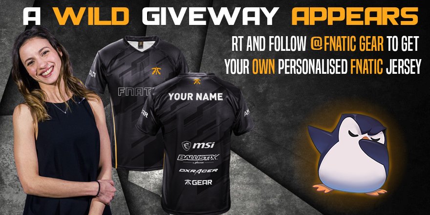 LaureBuliiV's tweet photo. As promised, I wanted to thank everyone for helping me reach 25k and now is the time ❤
If you want your own personalised @FNATIC jersey, RT and follow @FNATICGEAR 👊 I will draw TWO winners on April 8th in Copenhagen🇩🇰 https://t.co/SNBYm7A4XG