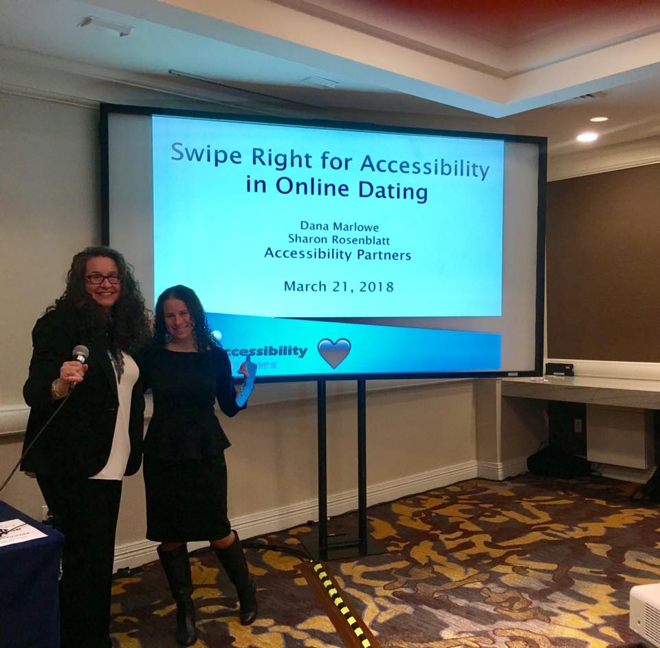Access_Partners's tweet photo. So much fun at #CSUNATC18! Did you miss our presentations on the #accessibility of online dating or #mindful #tech for #MentalHealth? Reach out if you want a second showing! #a11y #CSUN18 https://t.co/GTIf5xPKh3