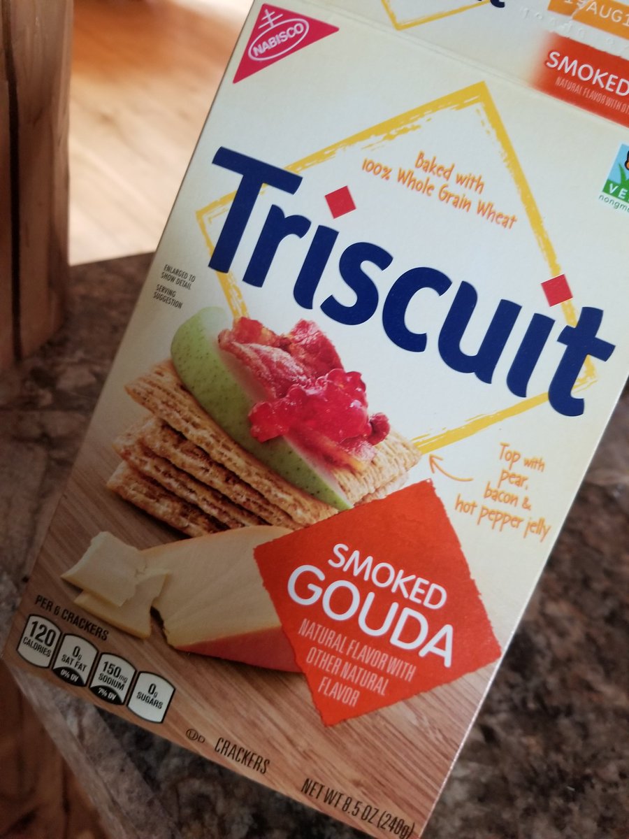 Unbelievably delicious gouda flavor!  #triscuit #cheese #gouda <a href="/nabisco/">NABISCO</a>