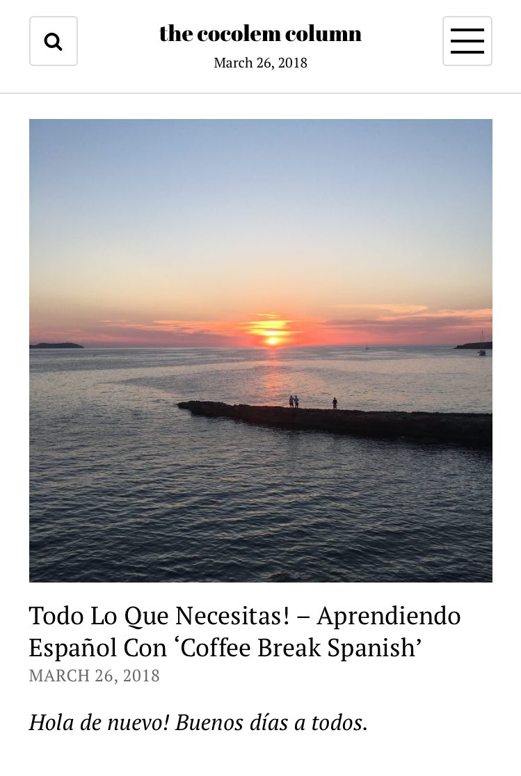 Coffee Break Spanish on Twitter "¡Muchísimas gracias Roshanne! We're