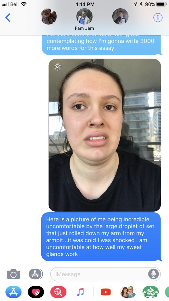 qbvtler's tweet photo. Did I turn my family group chat into a parental friendly version of Snapchat cause my parents wanted to see more pictures of me in my everyday uni life?? Yes. Do they regret it?? They better freakin not cause I am sending quality pics with descriptive updates #puregold https://t.co/wsjVDRMws0