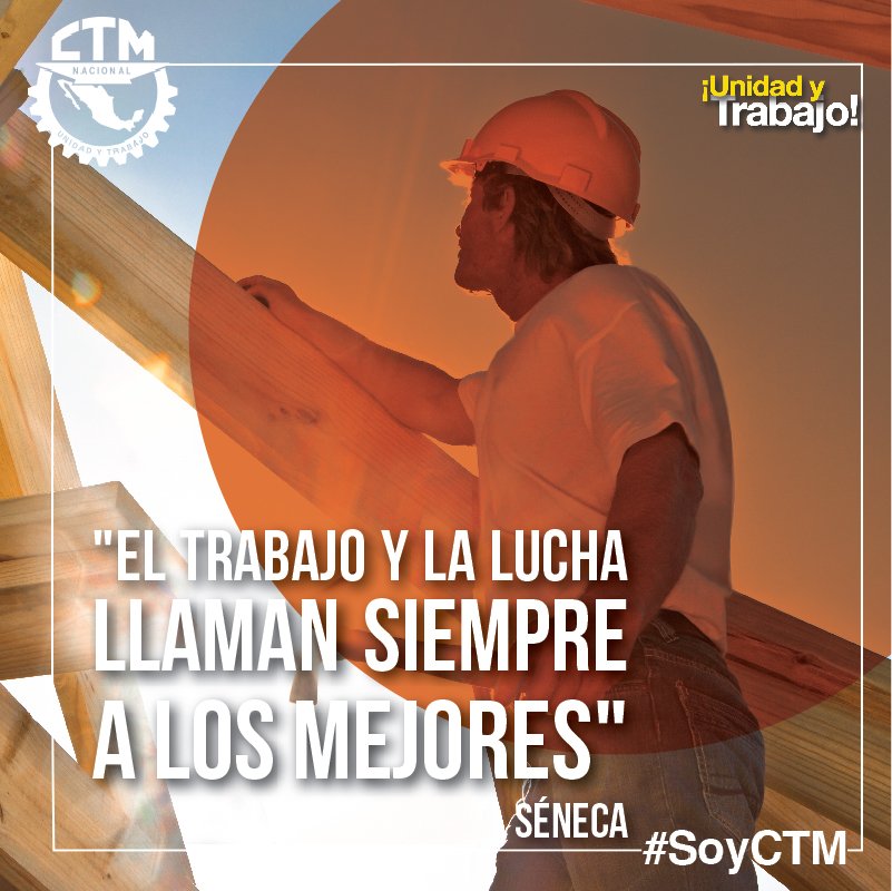 CTM_MX's tweet photo. Trabajemos hombro a hombro por un México mejor.
¡Unidad y Trabajo! #SoyCTM
https://t.co/i0UQRcVtPy https://t.co/EXLElaMi88