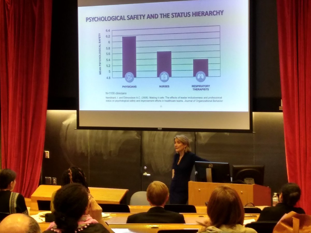 HarvardMch's tweet photo. @AmyCEdmondson from @HarvardHBS shares how to improve NICU outcomes by creating psychological safety for health professionals at all levels to raise issues during the @GHP_HarvardChan Global Health Week at @HarvardChanSPH #Teams4Health https://t.co/5U9gweNaUA