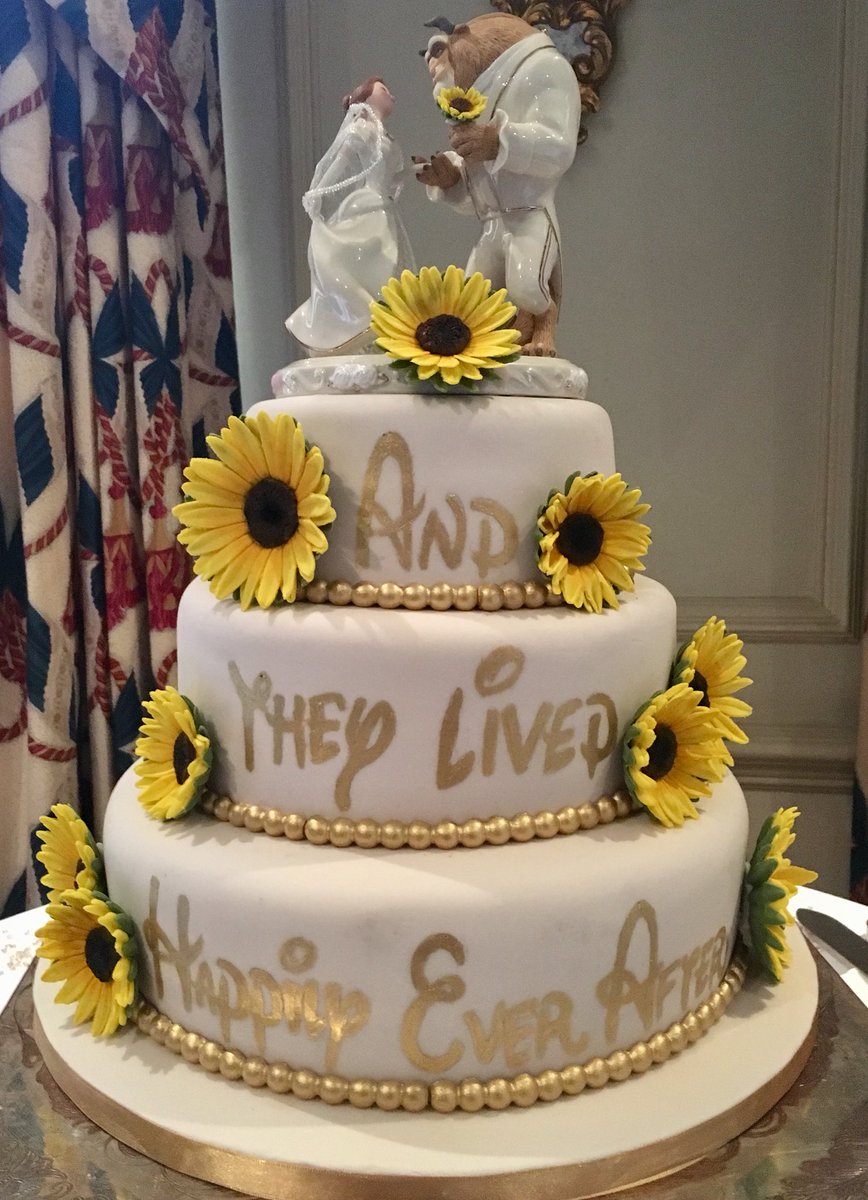 Beauty And The Beast Inspired Wedding Cake Wedding