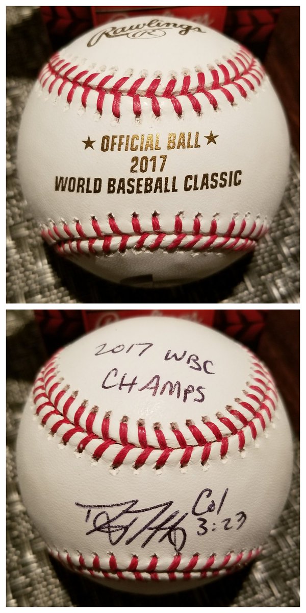 We're giving away this @duffkc41 autographed WBC ball! Sign up for #NoahsCrownTown5k this week to be entered to win! 4/28/18 is race day. Duffy will be there!! You don't want to miss this event as we run, walk &amp; jog for kids fighting cancer! 

noahscrowntown5k.com