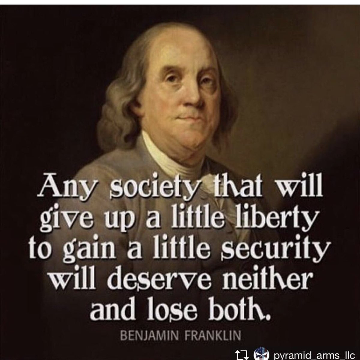 kyungai's tweet image. #benfranklin #GunControlDoesntWork #GunReformNow #Liberals #nra #SchoolSafety #GunControl #tcot #freedom