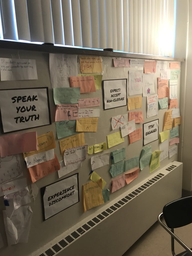 Thanks for letting me invade your world today @MrTomRad Especially loved this wall! #acceptance #tolerance #truth