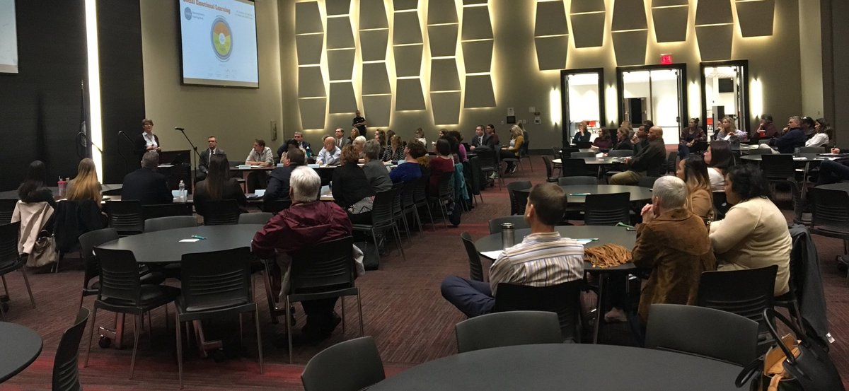 smhollins's tweet photo. Great turnout for the SHAB Meeting focused on mental health in #oneCCPS tonight. Way to go @DrJamesLane @CarrieCoyner and @rcBUL! https://t.co/d5HDiLbtwv
