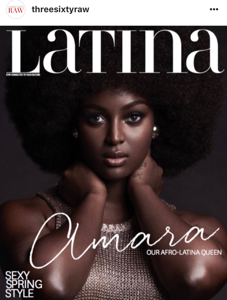 rawnationent's tweet photo. Congrats to @amaralanegraaln @latina Magazine Cover! #evapatterson #threesixtyraw #latin #magazine https://t.co/hLfUp1EWYp