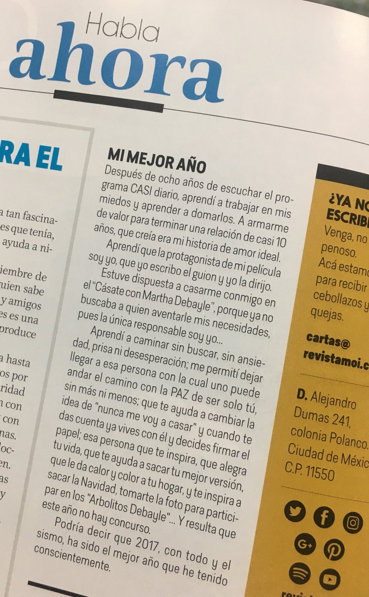 ginhgo's tweet photo. Y aunque no me firmaron, es la segunda vez que ocupo una parte en una @revistamoi 

😁😁😁

#QueTeImporta #TuDiMua https://t.co/8rkpuOuUtK