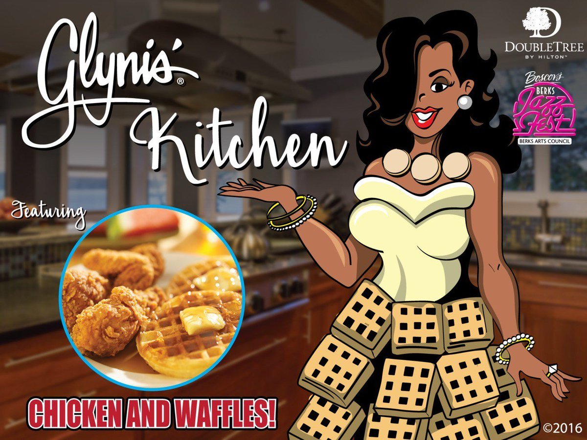 Hungry for Jazz, Chicken and Waffles?  Glynis' Kitchen will be open starting 4/11 at the new DoubleTree by Hilton in Reading, PA. #albrightcuisine #chickenandwaffles wu.to/1er6V8